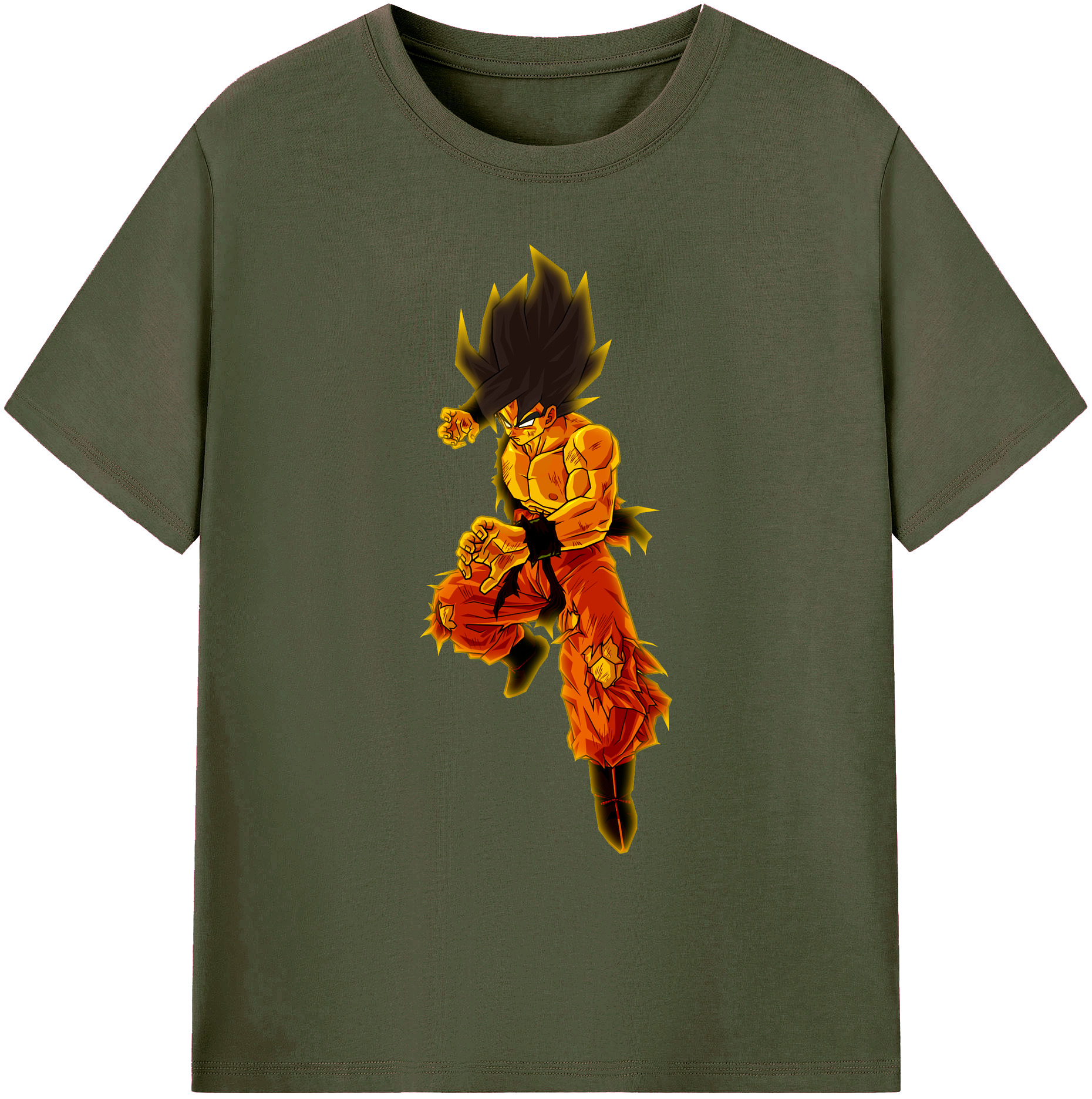 （画像用） ドラゴンボール 孫 悟飯（そんごはん）DRAGON BALL Son Gohan 綿100％ メンズ半袖Tシャツ｜肌触りやわらか＆通気性